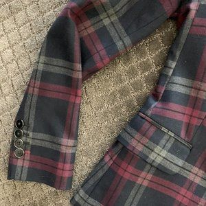 Plaid Blazer